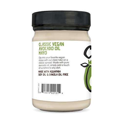 Chosen Foods Vegan Avocado Oil Mayo 12 Oz., Non-Gmo, 100% Pure,