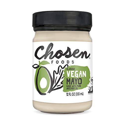 Chosen Foods Vegan Avocado Oil Mayo 12 Oz., Non-Gmo, 100% Pure,