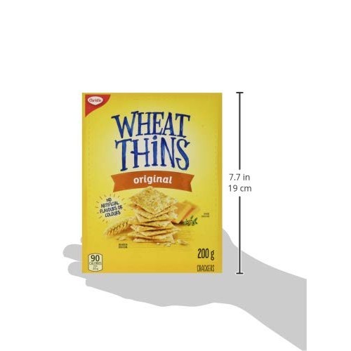 Chirstie Wheat Thins Crackers, Original, 200G/7.05Oz., {Imported