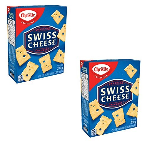 Christie Swiss Cheese Crackers 2 Boxes 200 Grams X 2 Boxes
