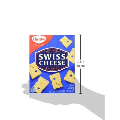 Christie Swiss Cheese Crackers, 200G/7.05 Ounces {Imported From