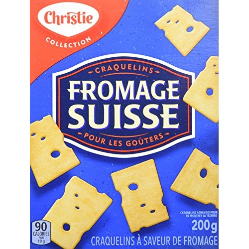 Christie Swiss Cheese Crackers, 200G/7.05 Ounces {Imported From