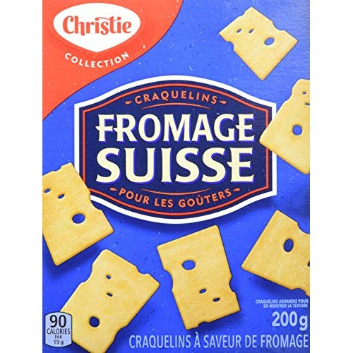 Christie Swiss Cheese Crackers, 200G/7.1Oz., 6Ct, {Imported From