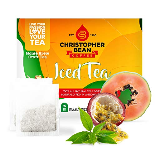 Iced Tea Bags, Fruit-Flavored Bags Of Clean And Crisp Tea Leaves