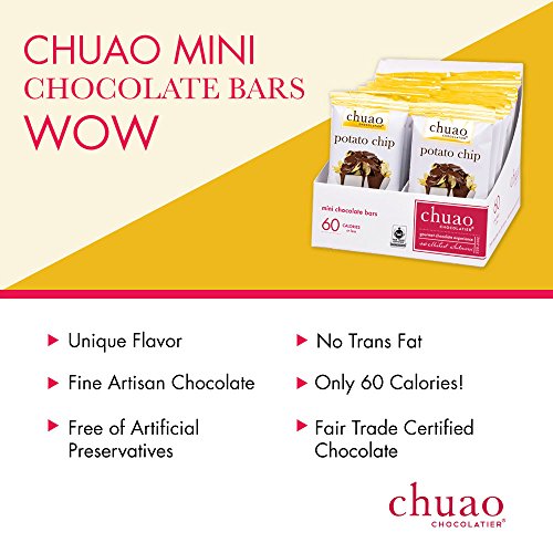 Chocolate Bars - Chuao Chocolatier Potato Chip Chocolate Bars 24