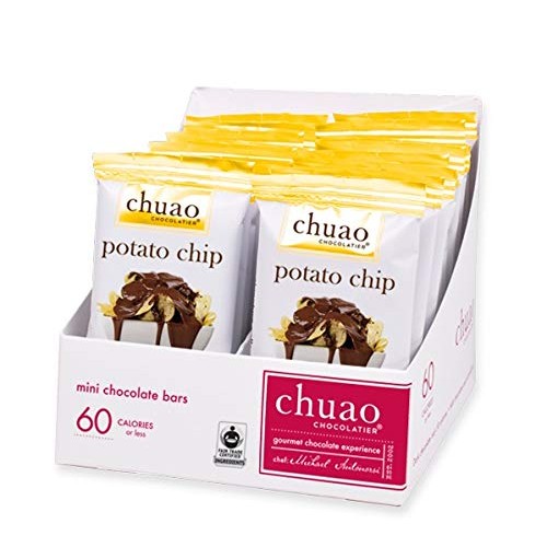 Chocolate Bars - Chuao Chocolatier Potato Chip Chocolate Bars 24