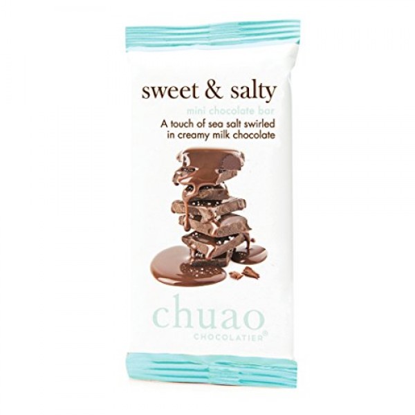 Chuao Chocolatier Sweet &Amp; Salty Chocolate Bars 24Pk .39 Oz Mini