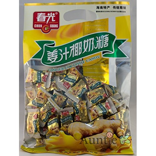 Chun Guang Ginger Coconut Candy, 7.05 Ounce, Pack Of 2