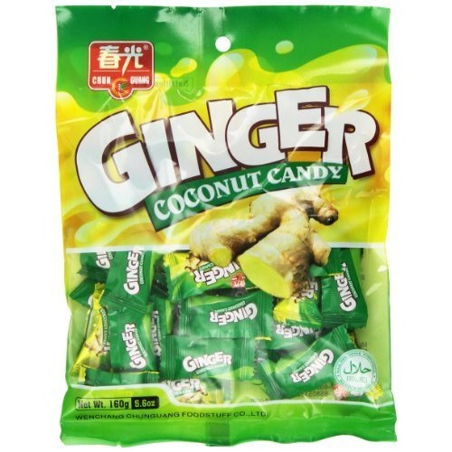 Chun Guang Ginger Coconut Candy, 5.6 Ounce By Chun Guang