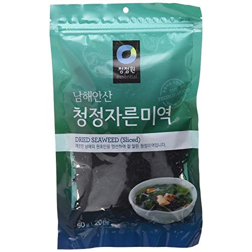 2 Packs - Dried Seaweed Sea Mustard, Pre-Cut Sliced For Soup A