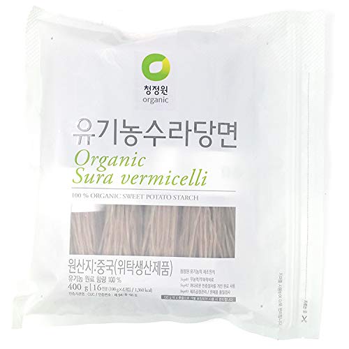 Chung Jung One Organic Sura Vermicelli Sweet Potato Glass Noodle