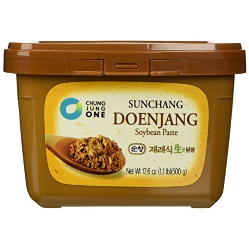 Korean Sunchang Sauce Paste - 500g Pack of 2 Doenjang Soybean...