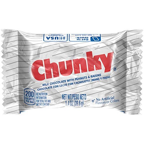 Chunky Milk Chocolate Candy Bars, Bulk Individually Wrapped Ferr