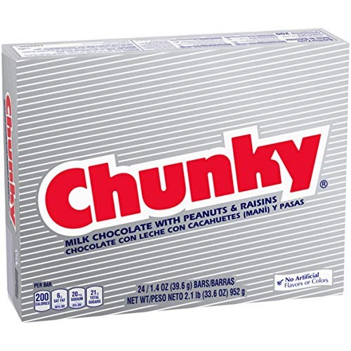 Chunky Milk Chocolate Candy Bars, Bulk Individually Wrapped Ferr