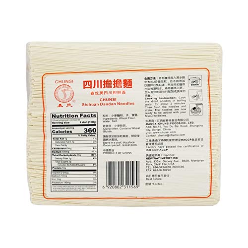 Chinese Style Noodles 1800G By Chunsi Sichuan Style