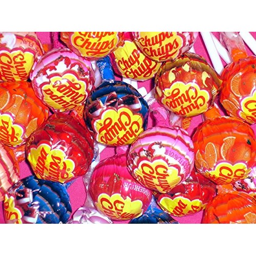 Chupa Chups Assorted Lollipops, 1 Lb Bag