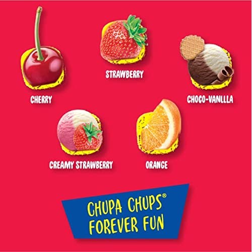 Chupa Chups Mini Lollipops, 240 Bulk Candy Suckers For Kids, Cre