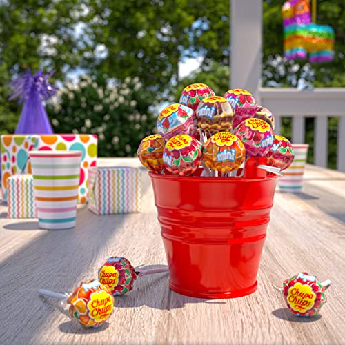 Chupa Chups Mini Lollipops, 240 Bulk Candy Suckers For Kids, Cre