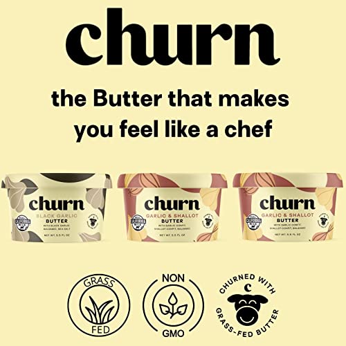 Churn Flavored Butter Garlic Glory Variety Packs Churned with Or...