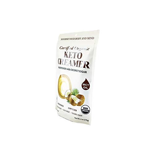 Organic Keto Creamer With Mct Oil, Sweetened With Coconut Sugar,