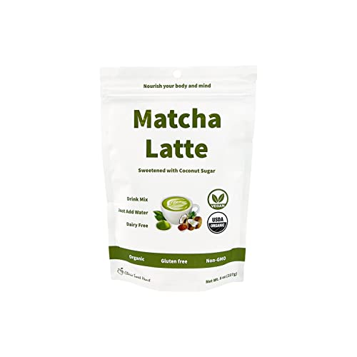 Organic Matcha Latte Powder Sweetened | Matcha | Coconut Sugar |...