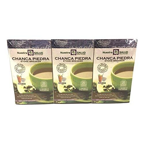 Stone Breaker Tea Chanca Piedra - Filter Tea Value Pack 60 Tea