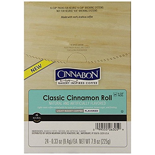 Cinnabon Classic Cinnamon Roll K-Cup 72 Count