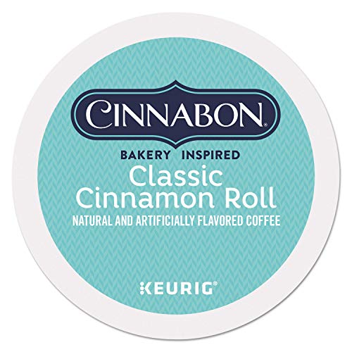 Cinnabon Classic Cinnamon Roll, Single-Serve Keurig K-Cup Pods,