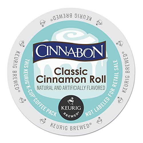 Cinnabon 6305 Cinnabon Classic Cinnamon Roll Coffee K-Cups, 24/Box