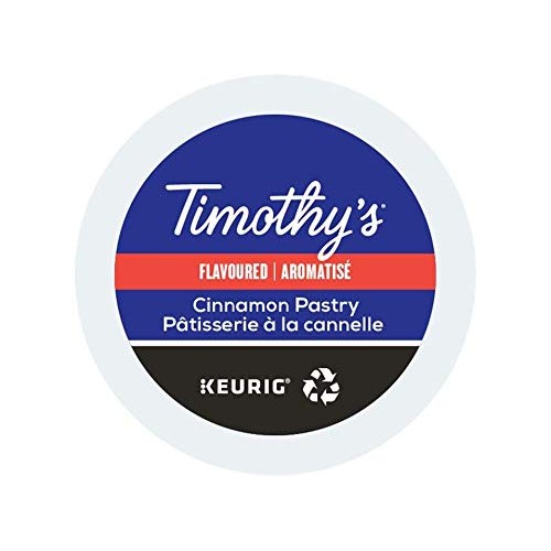 Timothys World Coffee Cinnamon Pastry K-Cup 24 Count