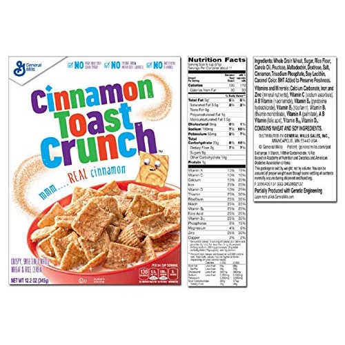 Cinnamon Toast Crunch Cereal 12.2Oz - 2 Pack