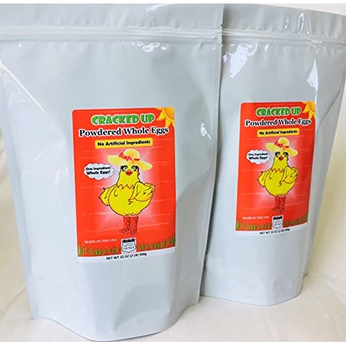 Eggs, Whole Powdered, 2-Pack, 4 Pounds Total, Makes 140 Large Eg