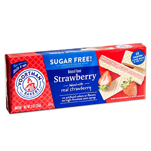 Voortman Sugar Free Wafers - Variety Pack - Strawberry 1, 9oz p...