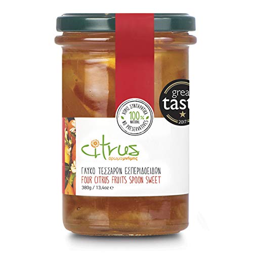 Citrus - Four Citrus Fruits Spoon Sweet - Whole Pieces Of Orange