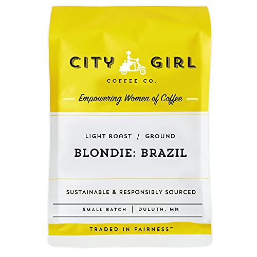 City Girl Coffee Blondie Brazil Single Origin Ground, Light Ro