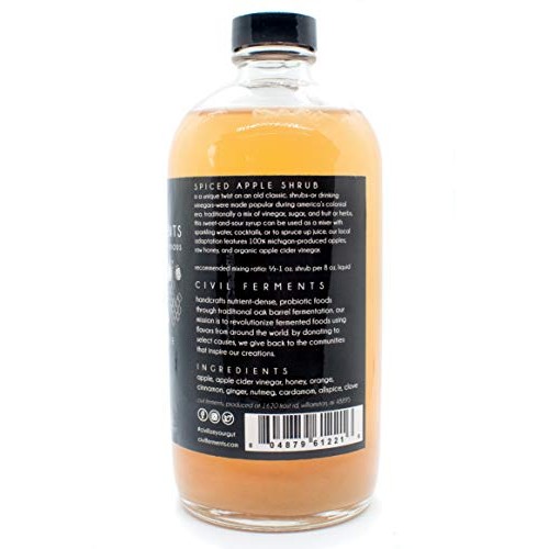 Civil Ferments - Spiced Apple Shrub | Drinking Vinegar | Healthy