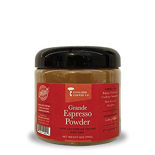 Civilized Coffee Grande Espresso Coffee Powder For Baking And Sm