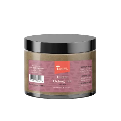 Civilized Coffee Instant OolongTea Powder for Hot Tea, Iced Tea ...