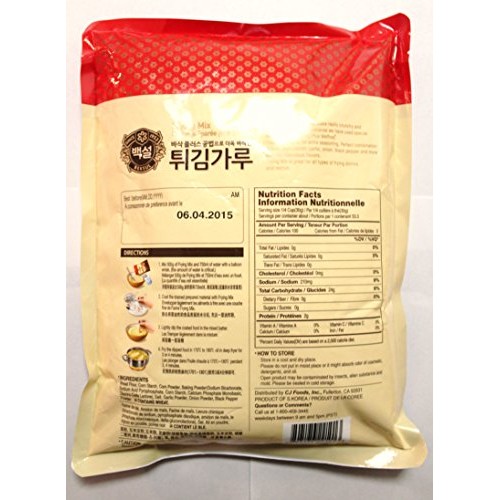 Cj Beksul Korean Shrimp Tempura Frying Mix, 2.2 Lbs 1Kg