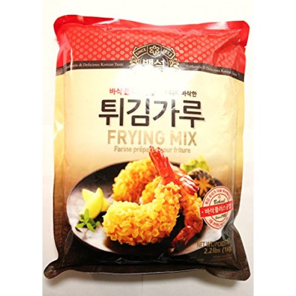CJ Beksul Korean Shrimp Tempura Frying Mix, 2.2 lbs 1kg