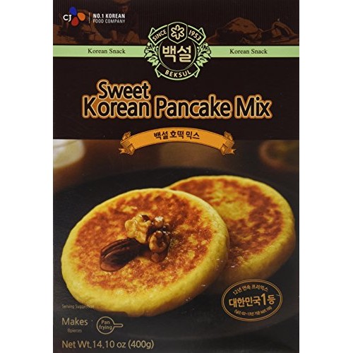 Korean Sweet Pancake Mix, Hotteok 14.10 Oz By Beksul Original