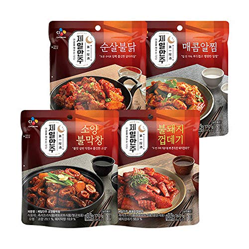 [ 4 Packs ] Cj Bibigo Spicy Steamed Eggs 매콤알찜 170G X 1, Spic