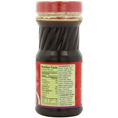 Cj Korean Bbq Sauce - Bulgogi, 29.63-Ounce Bottles Pack Of 4