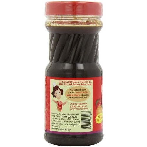 Cj Korean Bbq Sauce - Bulgogi, 29.63-Ounce Bottles Pack Of 4