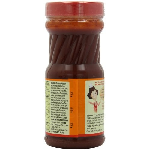 Cj Korean Bbq Sauce, Hot &Amp; Spicy Chicken &Amp; Pork, 29.63-Ounce B