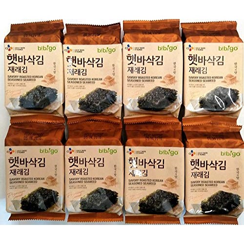 Cj Premium Roasted Seaweed Snack 5G -Pack Of 16