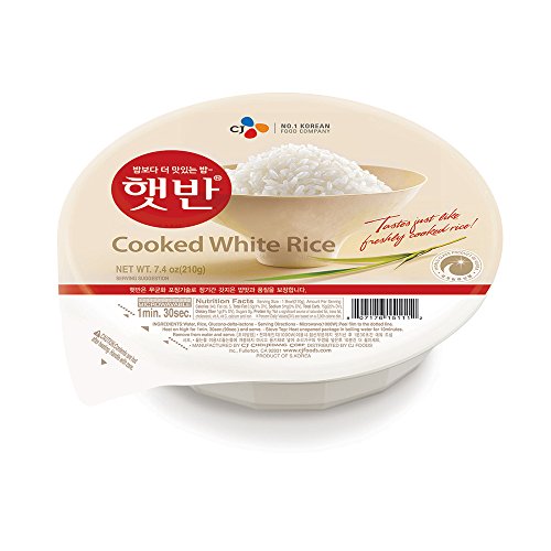 Cj Rice - Cooked White Hetbahn, Gluten-Free &Amp; Vegan, 7.4-Oz 12