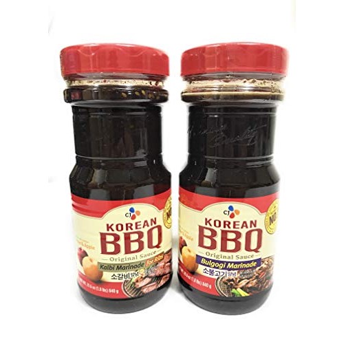 [ Pack Of 2 ] Cj Korean Bbq Original Sauce, 1 Kalbi Marinade F
