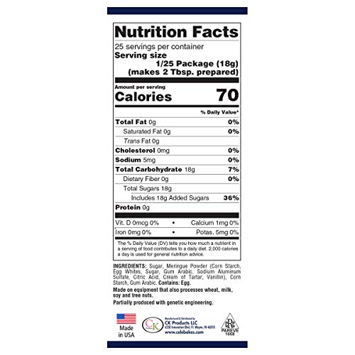 Celebakes By Ck Products White Royal Icing Mix, 1Lb/2 Pack