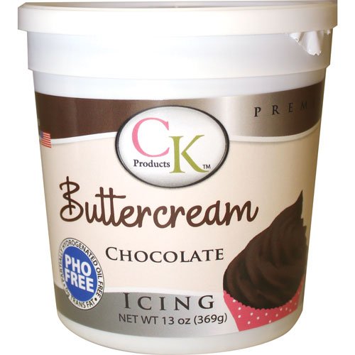 CK Products 77-703 Buttercream Icing Cake Topper, 13 ounces Choc...